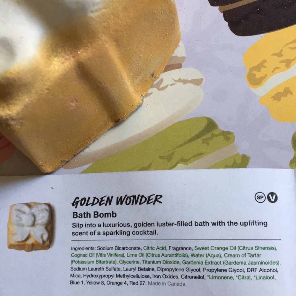 FREE w$25 purchase! Lush Golden Wonder Bomb new! - Picture 7 of 8